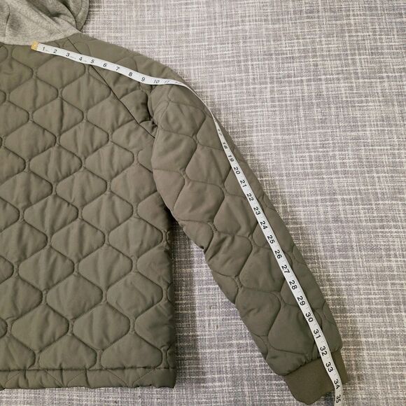 VANS MTE Board Jacket Women’s M/L Olive Hooded Puffer Retail $120 - Picture 5 of 13